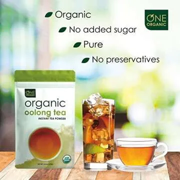 ONE Organic Instant Tea Powder - 100% Pure Oolong