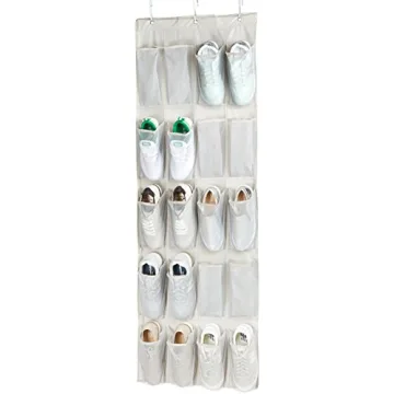 Amazon Basics 20 Pocket Over-the-Door Shoe Organizer