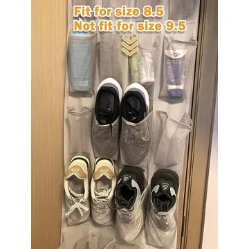 Amazon Basics 20 Pocket Over-the-Door Shoe Organizer