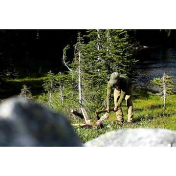 Gerber Gear Bushcraft Axe - Camping & Survival Hatchet - Hand Axe with Hammerhead & Waterproof Storage - Premium Camping Gear - Grey