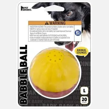 Interactive Dog Toy - Pet Qwerks Babble Ball
