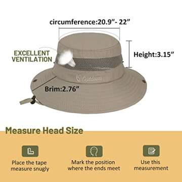 Century Star Kids Sun Hat UPF 50+ for Outdoor Adventures