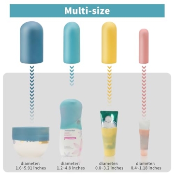 Silicone Bottle Covers for Travel – 12 Pack