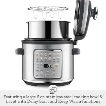 Breville Fast Slow Go Pressure Cooker for Versatile Cooking