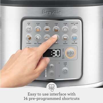 Breville Fast Slow Go Pressure Cooker for Versatile Cooking