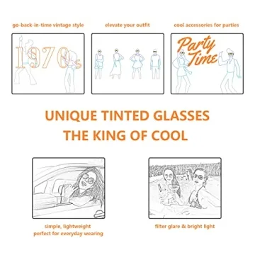 Retro 70s Sunglasses with UV Protection - Stylish & Durable