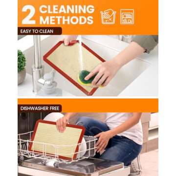 Reusable Silicone Baking Mats for Effortless Baking