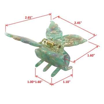 Stylish ZOOX Chic Hair Claw Clip - Elegant Butterfly Design