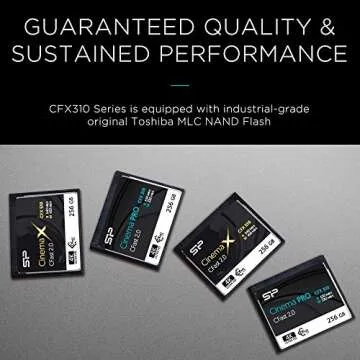 256GB CFast2.0 CinemaPro Memory Card for 4K Projects