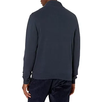 Amazon Essentials Men's Full-Zip Cotton Sweater for Style
