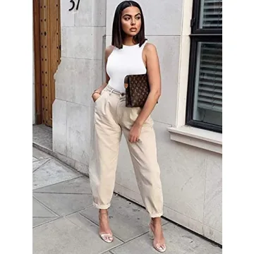 REORIA Womens Sexy Sleeveless Racer Back Bodysuit