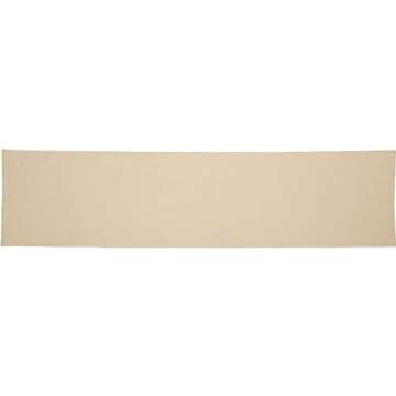 Farmhouse Red Grain Sack Stripe Table Runner, 13" x 72", Country Farmhouse Kitchen and Dining Room Table Linen