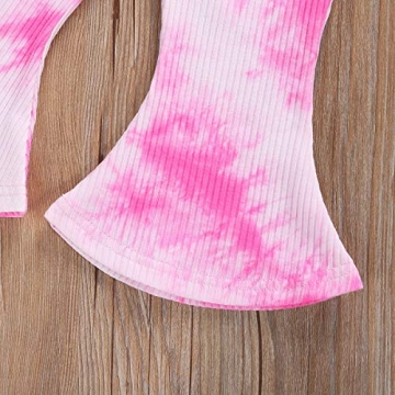 Seyurigaoka Baby Girls Ribbed Outfit Set for Fall