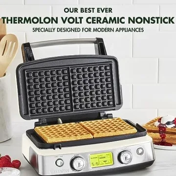 GreenPan Elite Belgian & Classic Waffle Maker Perfect for All