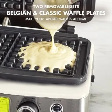 GreenPan Elite Belgian & Classic Waffle Maker Perfect for All