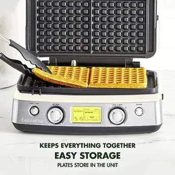 GreenPan Elite Belgian & Classic Waffle Maker Perfect for All