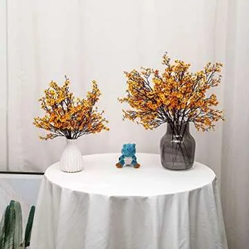 Momkids 15 Pcs Faux Babys Breath Floral Decoration