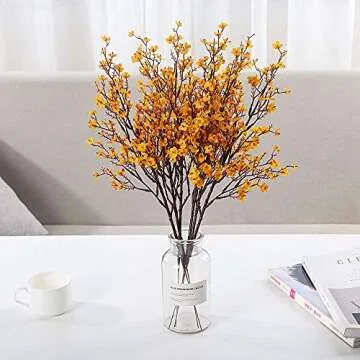 Momkids 15 Pcs Faux Babys Breath Floral Decoration