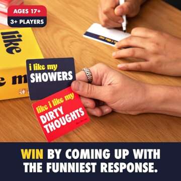 WHAT DO YOU MEME? Like I Like My — The Adult Party Game of Hilarious Comparisons - Dirty Adult Card Games for Parties Medium