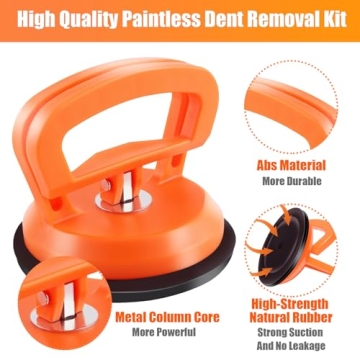 YIHANGYE Dent Puller Kit - 7 Pack Car Dent Remover, Paintless Fix Tool, Versatile Suction Cup