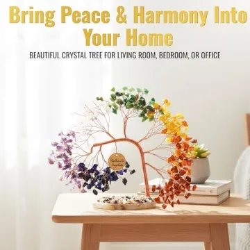 ANAYA AGATE 7 Chakra Crystal Tree - Handmade Feng Shui Decor