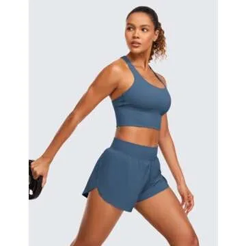 High Waisted Running Shorts for Women by CRZ YOGA