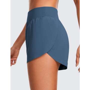 High Waisted Running Shorts for Women by CRZ YOGA