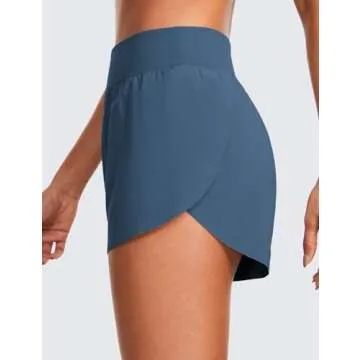 High Waisted Running Shorts for Women by CRZ YOGA