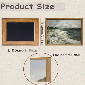 WITCOLOR Vintage Canvas Wall Art for Stylish Home Decor