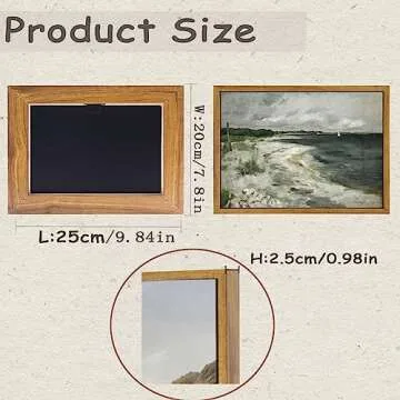 WITCOLOR Vintage Canvas Wall Art for Stylish Home Decor