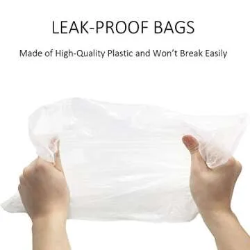 Potty Liners Disposable, Travel Potty Chair Liners with Drawstring Universal Training Toilet Seat Potty Bags Cleaning Bag for Kids Toddlers