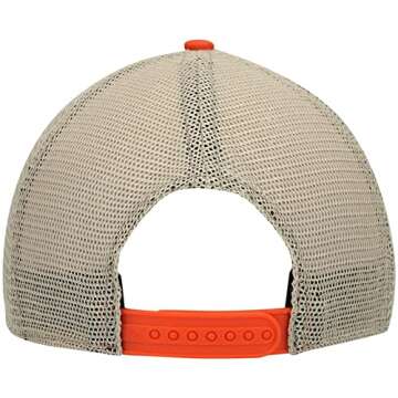 '47 NCAA Trawler Mesh Clean Up Adjustable Hat, Adult One Size Fits All (Clemson Tigers Orange)