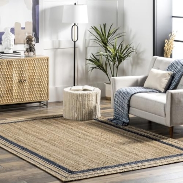 nuLOOM Rikki Coastal Braided Area Rug - Stylish & Durable