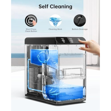 Portable Nugget Ice Maker - 37lbs/24H Soft Chewable Ice