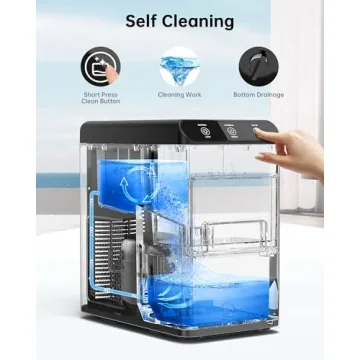 Portable Nugget Ice Maker - 37lbs/24H Soft Chewable Ice