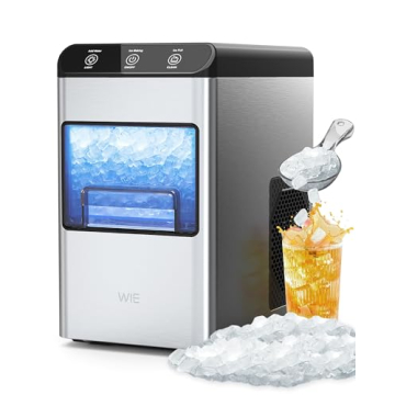 Portable Nugget Ice Maker - 37lbs/24H Soft Chewable Ice