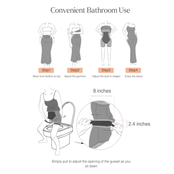 Comfortable Long Sleeve Maxi Dress with Built-in Shapewear