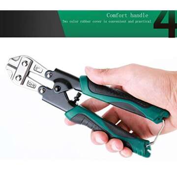 8 Inch Mini Wire Cutter for Heavy Gauge Wire by NIDAYE