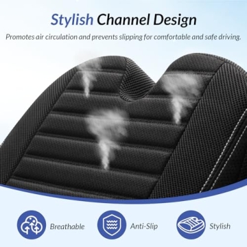 Comfortable All-Season Car Seat Cushion for Safe Driving