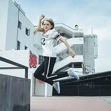 LANCROP Women's Slip On Shoes - Casual Lightweight Comfortable Walking Tennis Sneakers 10.5 US, Label 42 Apricot