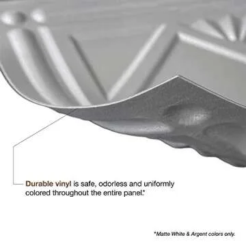 FASÄDE Decorative Vinyl Glue-Up Ceiling Panels for Easy Installation