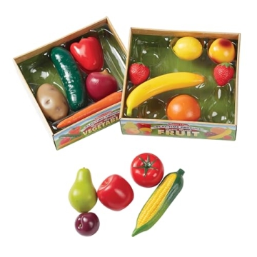 Melissa & Doug Play-Time Produce Realistic Fruit & Veggies Set