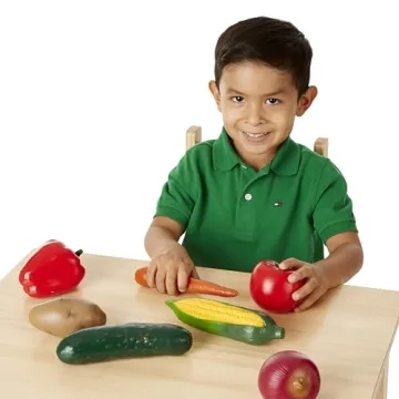 Melissa & Doug Play-Time Produce Realistic Fruit & Veggies Set