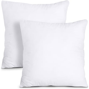 Utopia Bedding Decorative Throw Pillows Insert - Pack of 2 (18x18)
