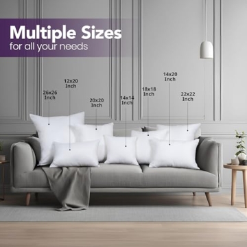 Utopia Bedding Throw Pillows Insert - White (Pack of 2)