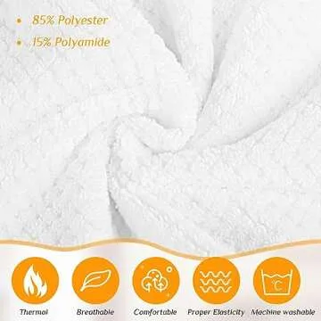 4 Pcs Waffle Spa Robe Set for Women - Cozy Luxury Wraps