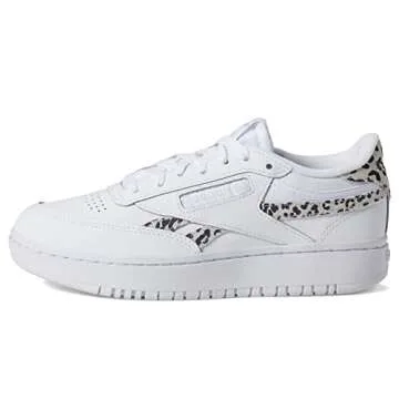 Reebok Club C Double Sneakers for Women in White & Black
