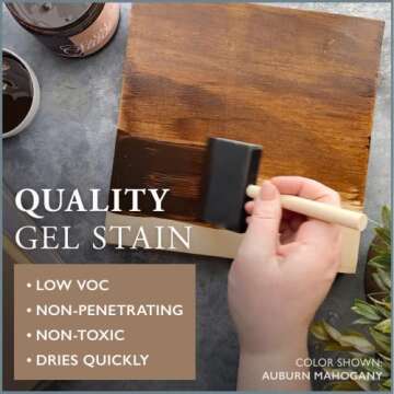 Amy Howard at Home - Water-Based Gel Stain - Vintage and Antique Furniture Restoration - Great on Wo...