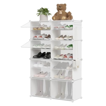 OneLeaf 32 Pair Shoe Rack Organizer for Home Storage Solutions