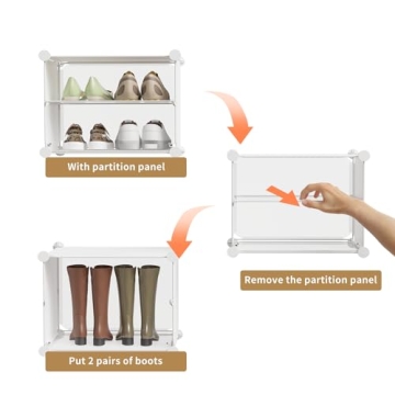 OneLeaf 32 Pair Shoe Rack Organizer for Home Storage Solutions